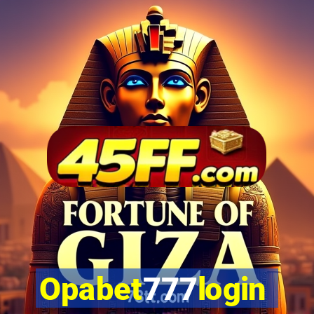 Opabet777login